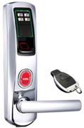 Khóa vân tay Adel màu chrome mờ